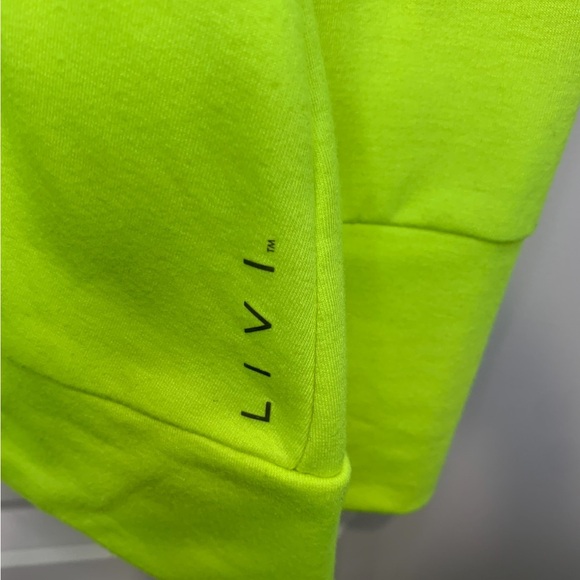 Livi Active Women’s Long Sleeve High Low Yellow Green Lightweight Top Size 18/20 - Picture 4 of 7